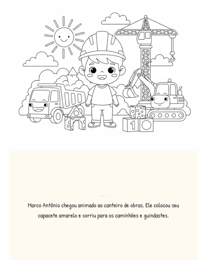 Historinha colorir